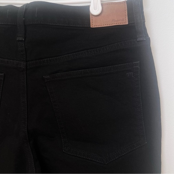 Madewell The Perfect Vintage Black Flare High Rise Denim Jean Size 30 Petite - Picture 9 of 15